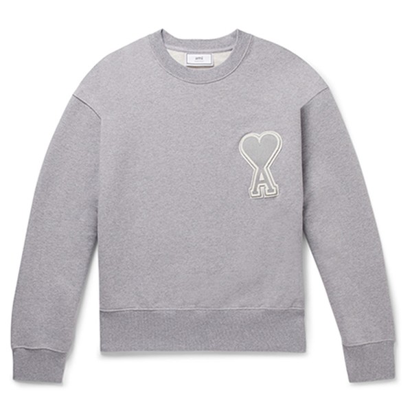 Logo Appliqued Loopback sweatshirt from AMI