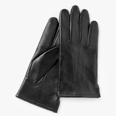 Fleece Lined Leather Gloves from John Lewis & Partners