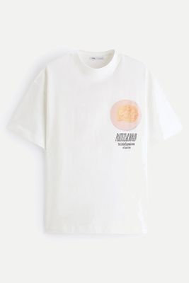 Contrast Printed T-Shirt from Zara
