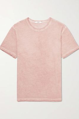 Cold-Dyed Organic Cotton-Jersey T-Shirt from  MR. P