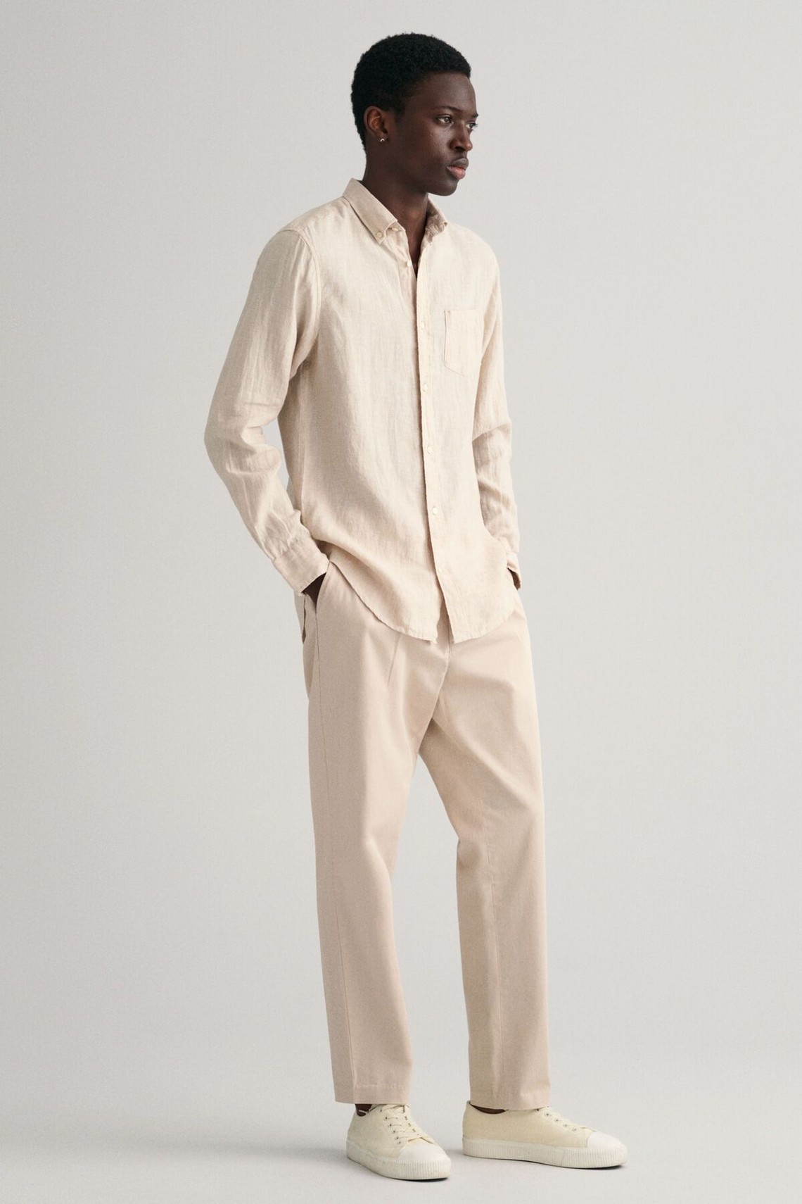 Regular Fit Linen Shirt