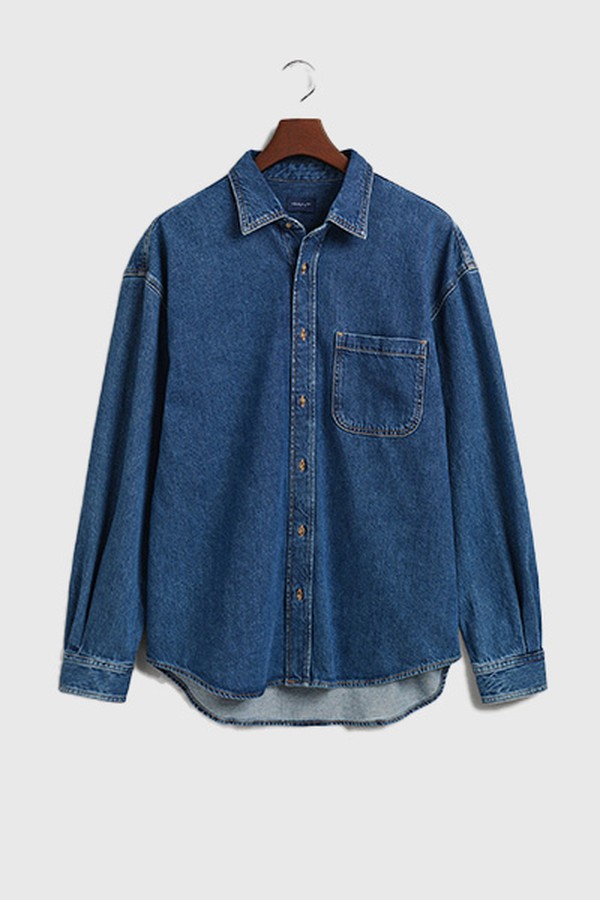 Oversized Denim Twill Shirt from gant