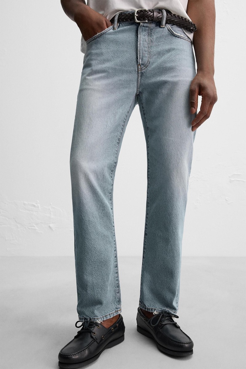 Straight Ankle Fit Jeans
