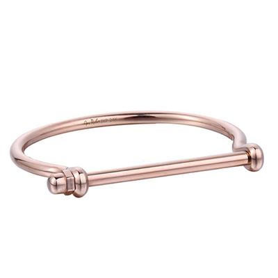 Rose Gold Screw Cuff Bracelet from Opes Robur
