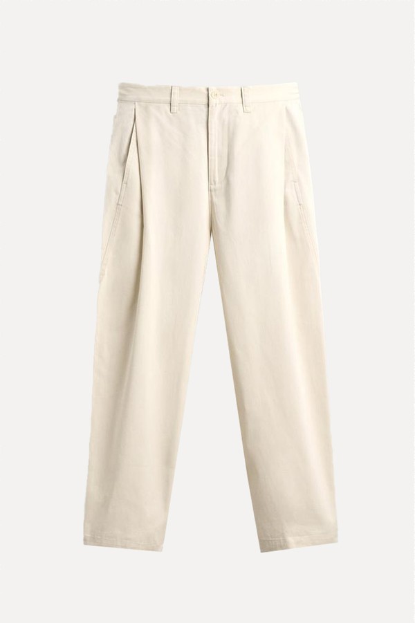 Balloon Fit Pleated Trousers from Zara