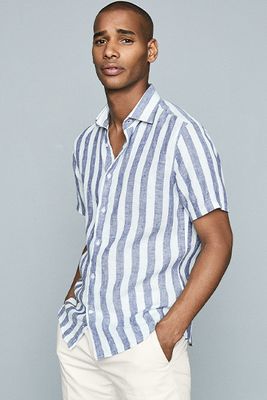 Bream Striped Linen Shirt