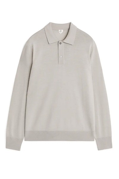 Merino Polo Jumper from Arket