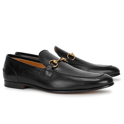 Jordaan Horsebit Leather Loafers from Gucci