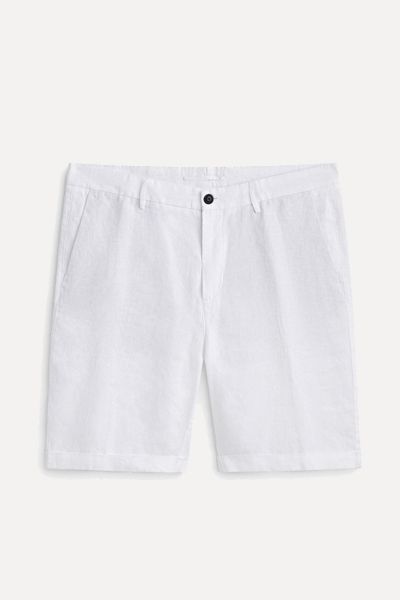 100% Linen Bermuda Shorts from Massimo Dutti