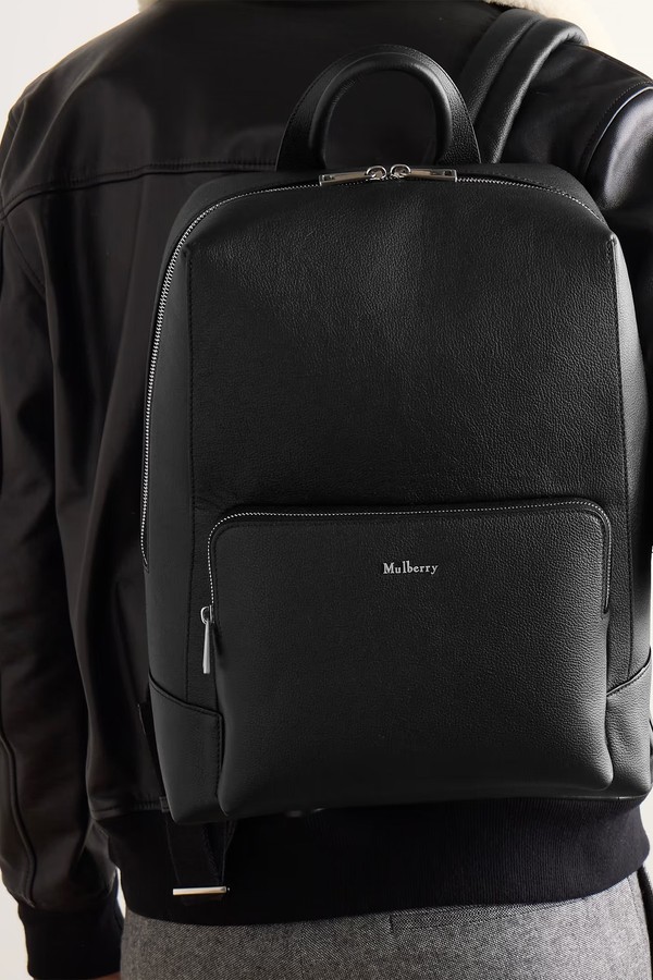 Farringdon Pebble-Grain Leather Backpack  from Mulberry