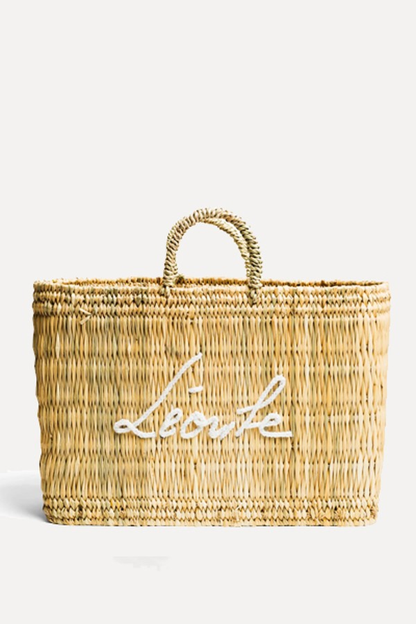 Léoube White Basket Bag from Daylesford Organic