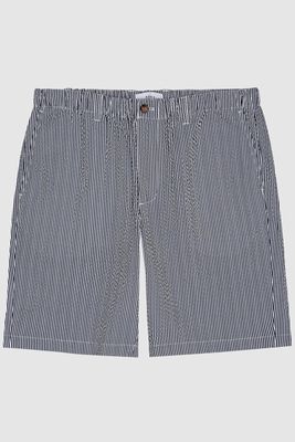Stan Seersucker Shorts from Reiss