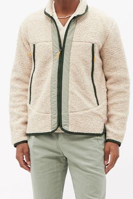 Baird Panelled Fleece Zip-Up Jacket from Orlebar Brown