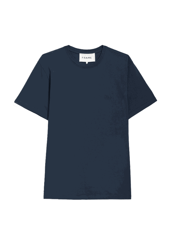 Embroidered Cotton-Jersey T-Shirt from Frame