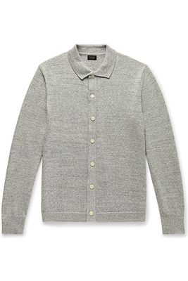 Mélange Cotton and Wool-Blend Cardigan from J. Crew