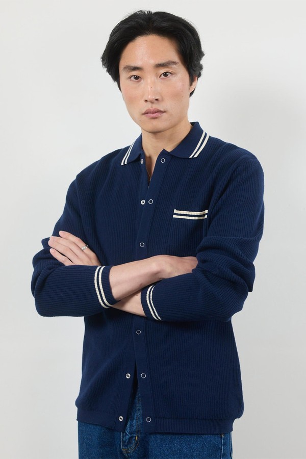 Pablo Cotton Knitted Shirt Long Sleeve