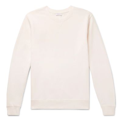 Loopback Cotton-Jersey Sweatshirt from Sunspel