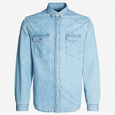 Relaxed Fit Denim Shirt from The Kooples