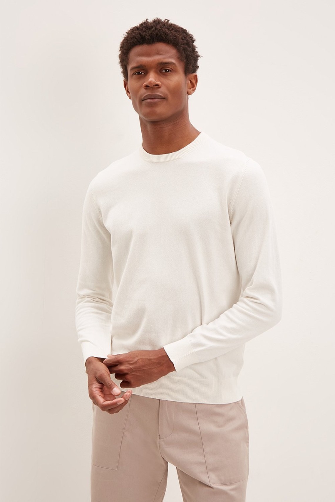 Knit Crew Neck Jumper