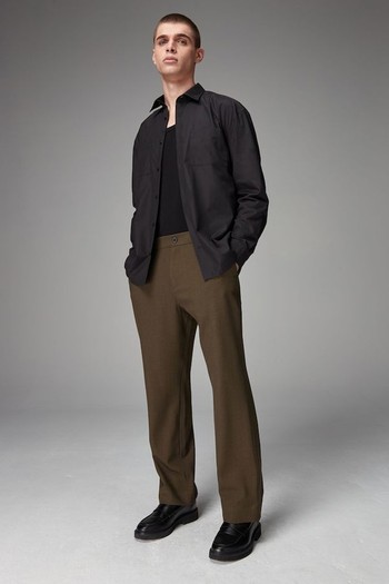 Relaxed Twill Trousers