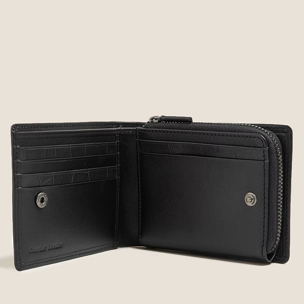 Leather Zip Wallet