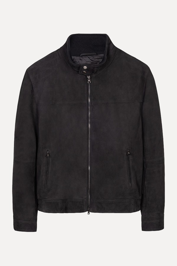 Racer Suede Leather Jacket from Luca Faloni