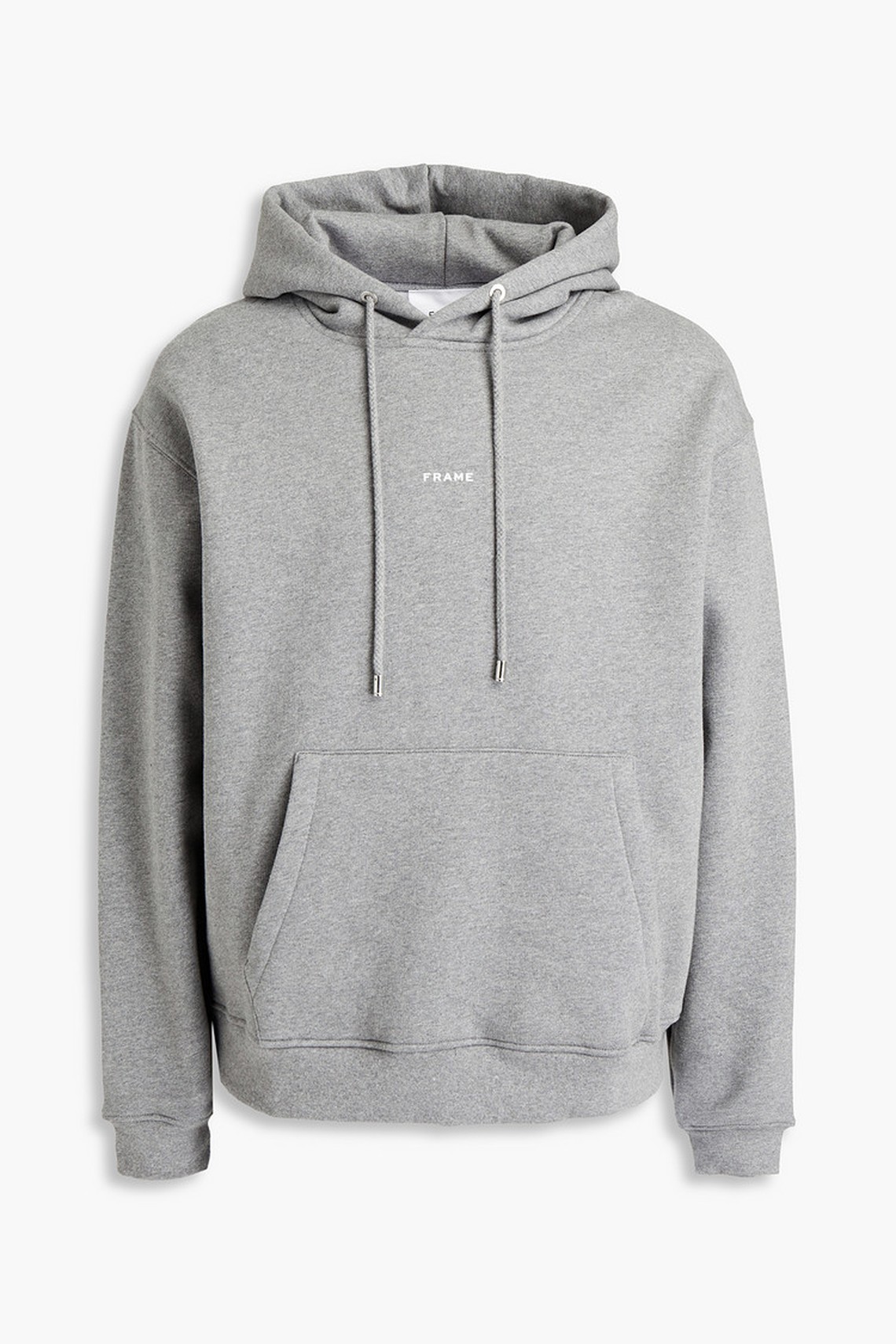 Printed Cotton-Blend Fleece Hoodie