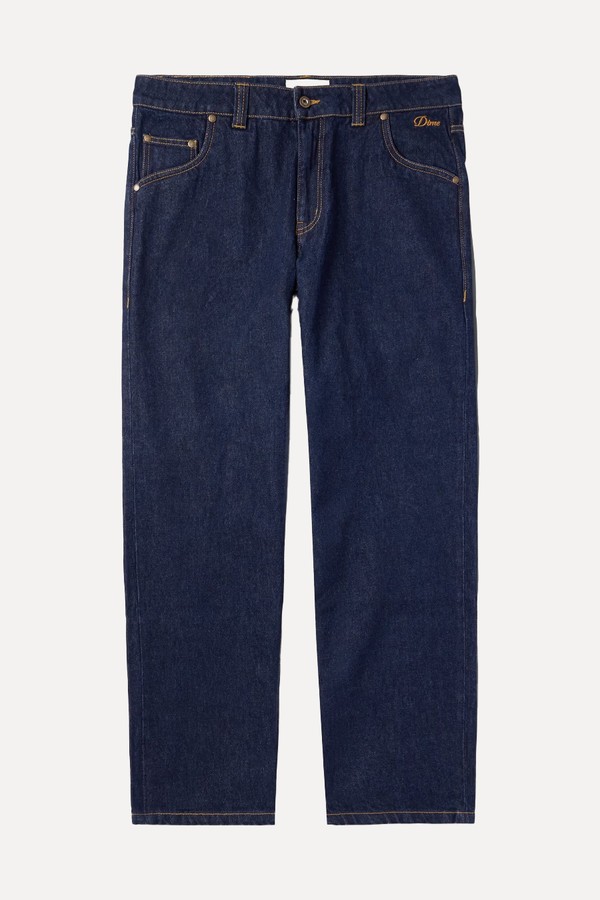 Straight-Leg Logo-Embroidered Jeans from Dime
