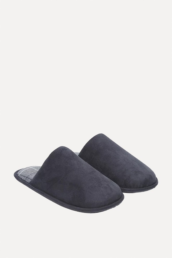 Micro Suede Mule Slippers from The White Company