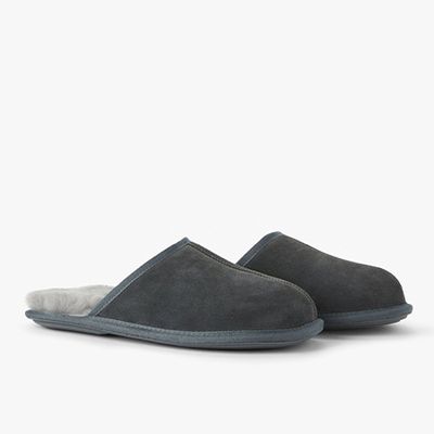 Loen Suede Mule Slippers from John Lewis and Partners