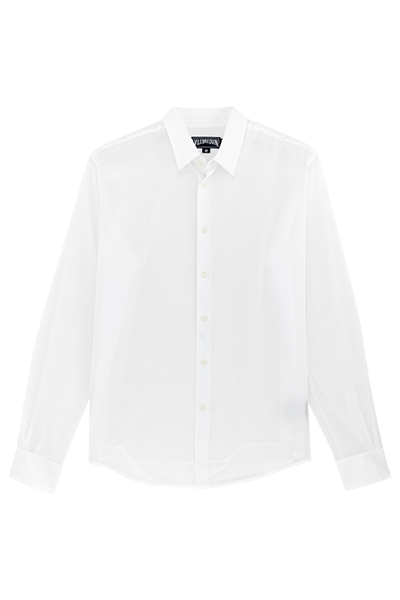 Unisex Cotton Voile Shirt Solid