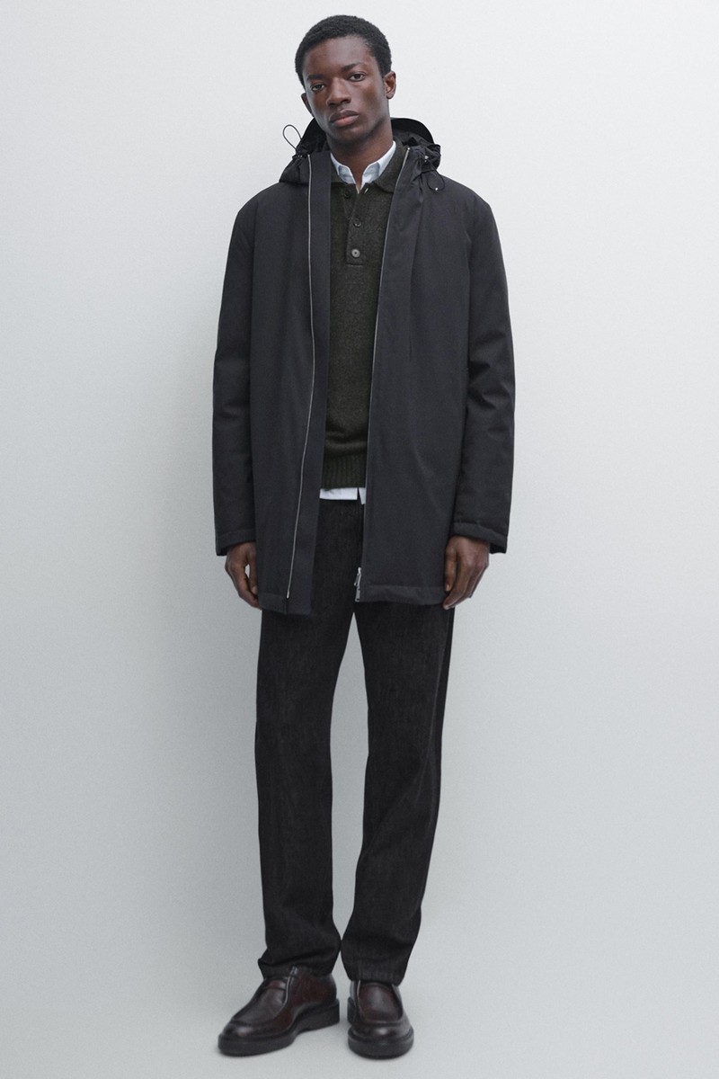 Water-Repellent Puffer Parka from Massimo Dutti