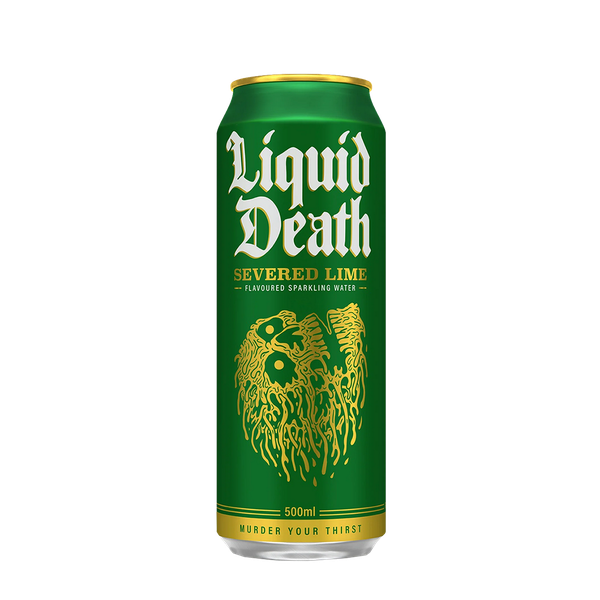 Severed Lime Sparkling Water from Liquid Death