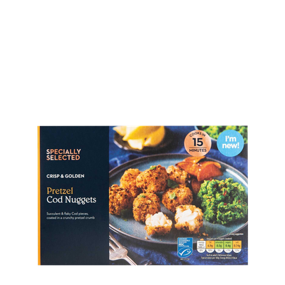 Crisp & Golden Pretzel Cod Nuggets from Specially Selected