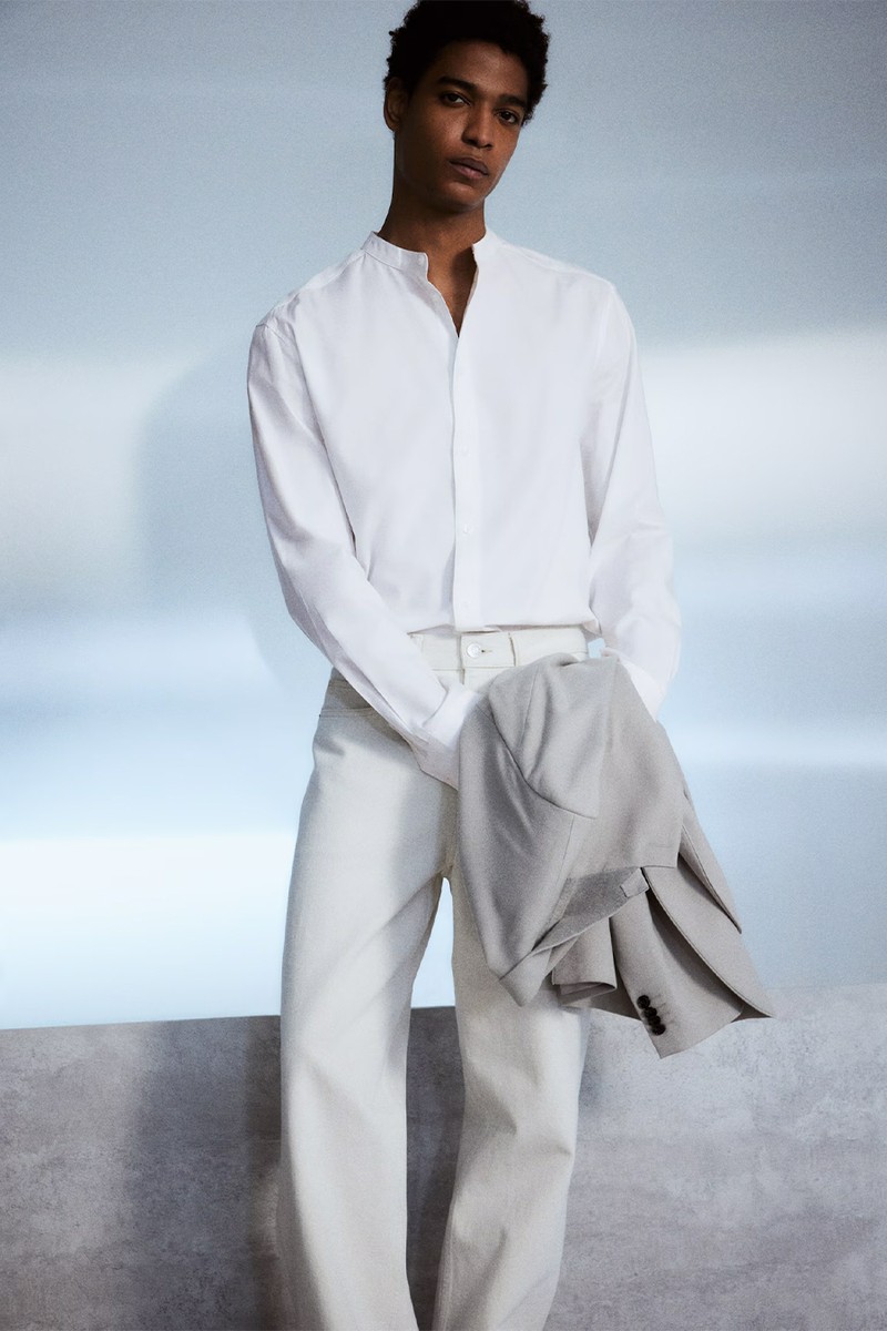 Regular Fit Grandad Shirt