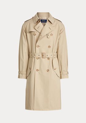 Stretch Cotton Trench Coat from Ralph Lauren