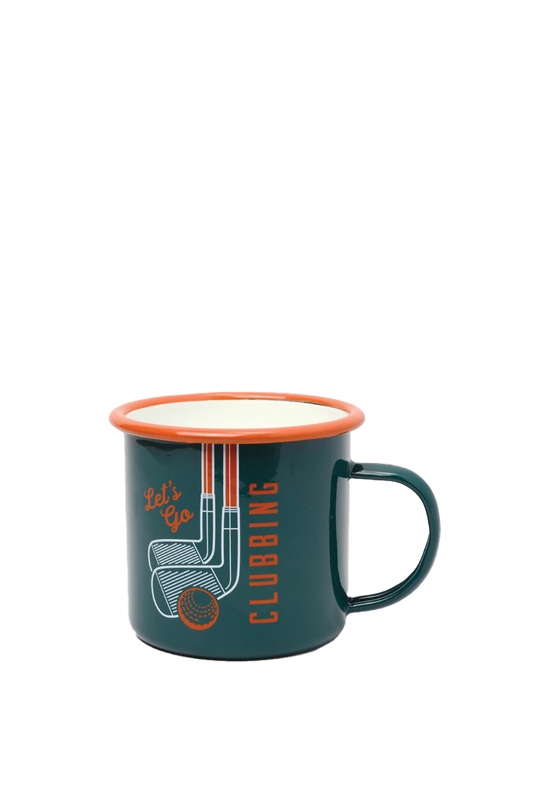 Golf Enamel Mug from Not Run Of The Blues