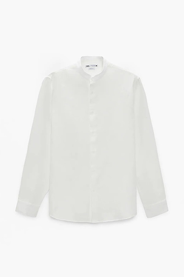 Textured Cotton Shirt from Zara