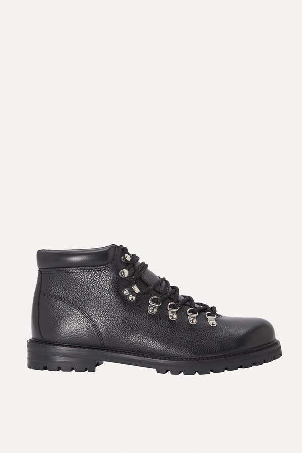 Lace Up Leather Boots