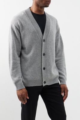 V-Neck Wool-Blend Cardigan from Allude