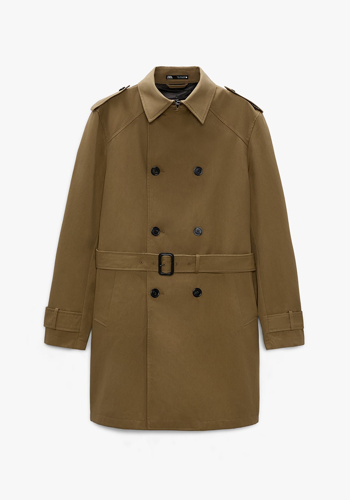 Basic Water-Repellent Trench Coat from Zara