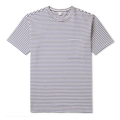 Striped Cotton-Jersey T-Shirt from Aspesi