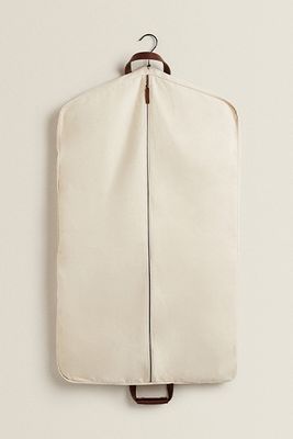 Canvas And Leather Garment Cover from Zara