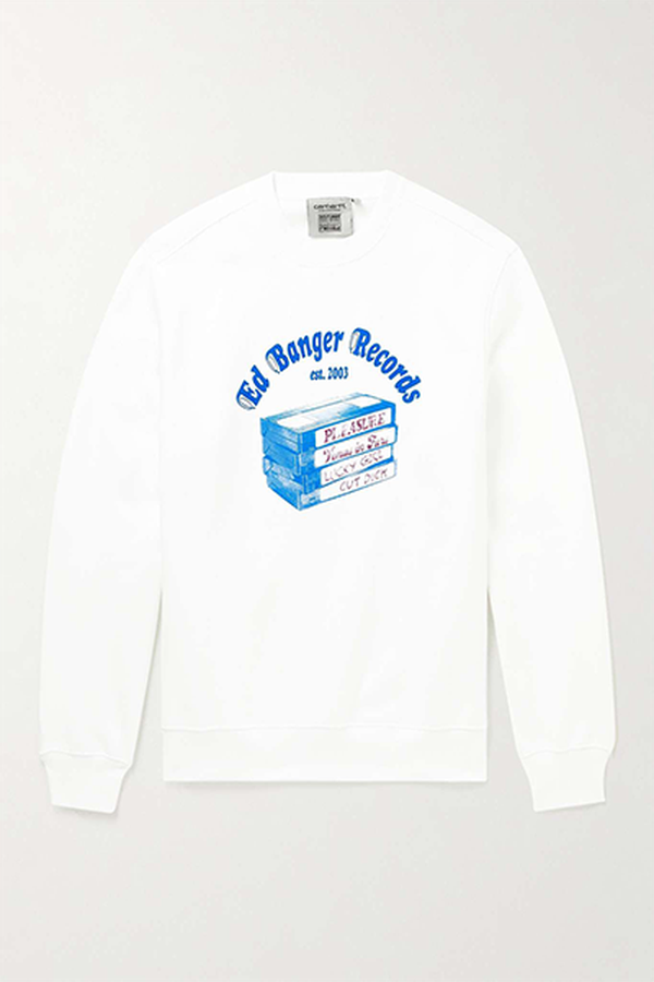Ed Banger Printed Fleece-Back Cotton-Jersey Sweatshirt from Carhartt WIP