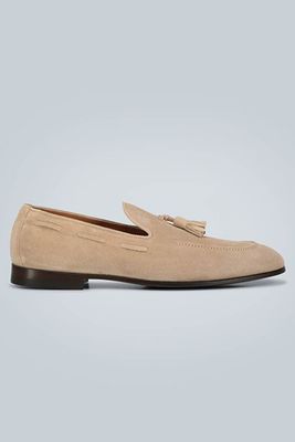 Suede Tasseled Loafers from Brunello Cucinelli