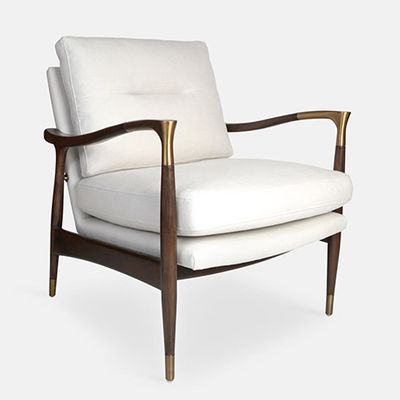 Theodore Arm Chair Natural Linen from Soho Home