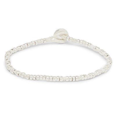 Howlite Silver-Tone Beaded Bracelet from Mikia