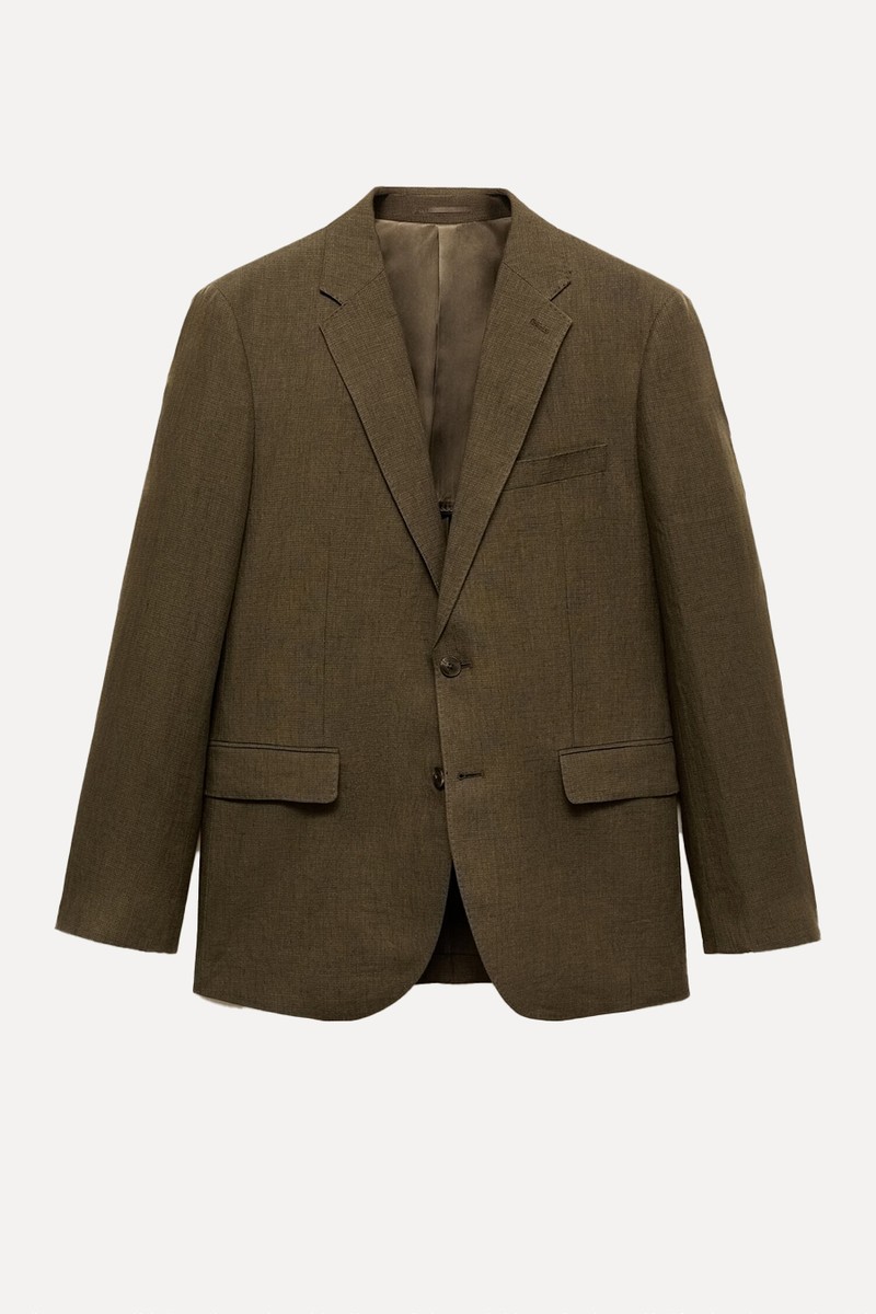 Amalfi 100% Linen Slim-Fit Suit Jacket