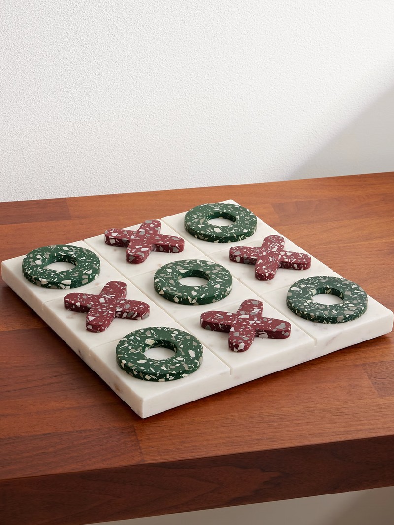 Pietra Stone & Marble Naughts & Crosses Set 