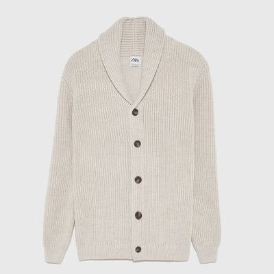 Purl Knit Cardigan from Zara